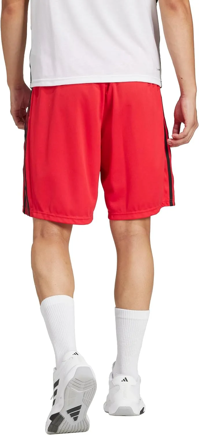 adidas Men's Train Essentials Piqu?? 3-Stripes Shorts