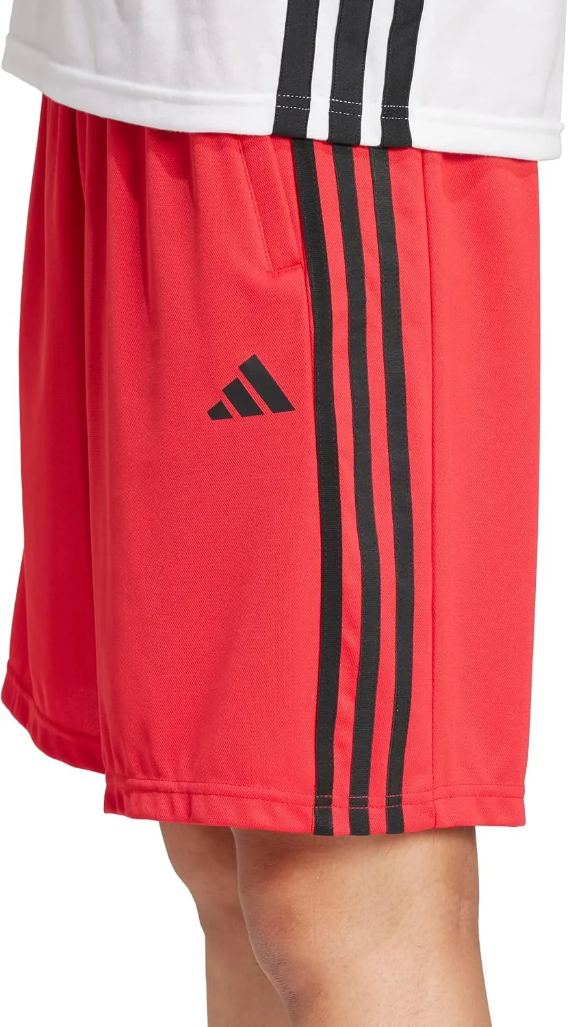 adidas Men's Train Essentials Piqu?? 3-Stripes Shorts