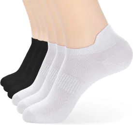 ATBITER Ankle Socks Womens and Men Thin Athletic Running Low Cut No Show Socks With Heel Tab 6-10 Pairs