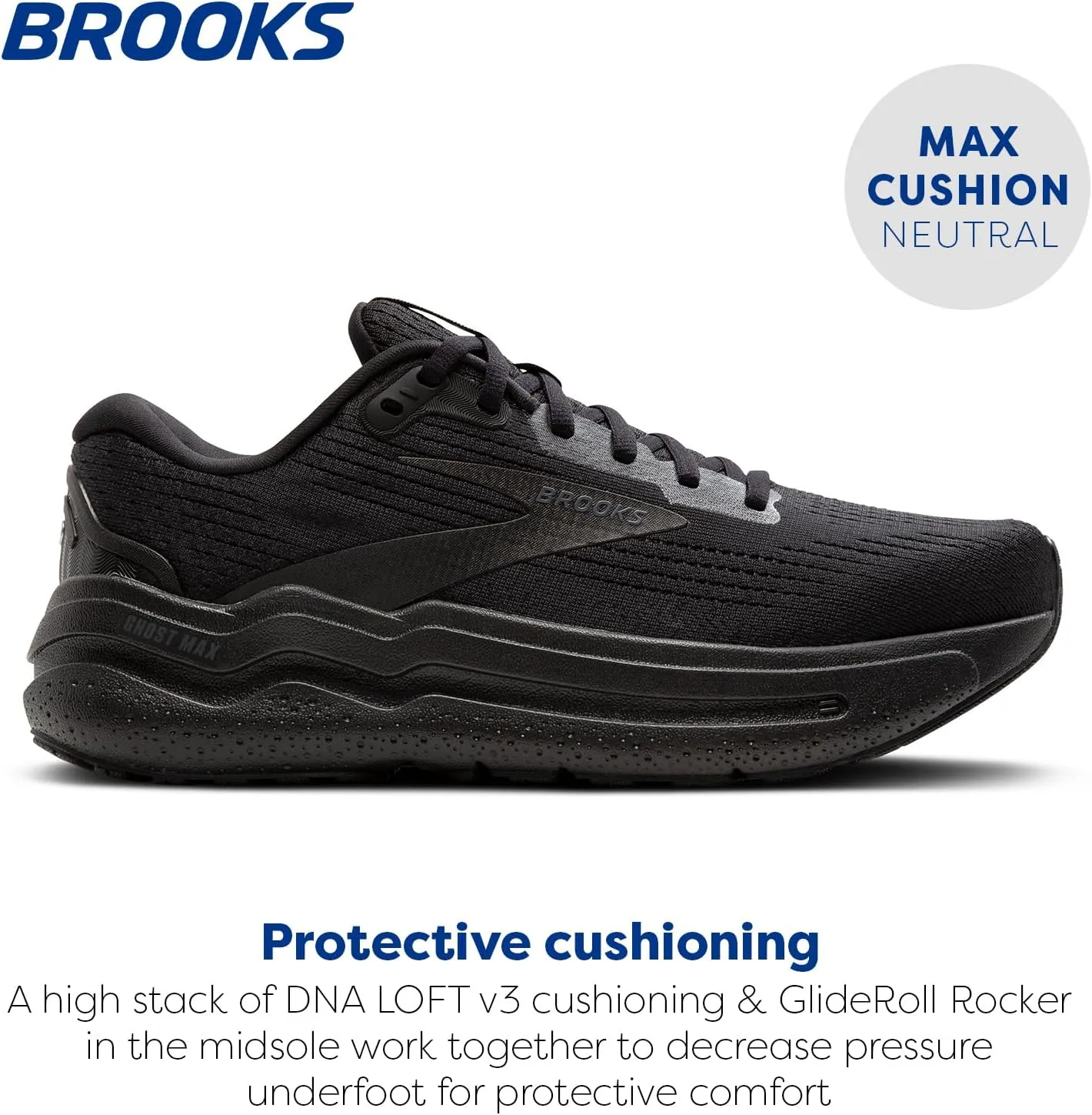 Brooks Womens Ghost Max 2 Neutral Running & Walking Shoe