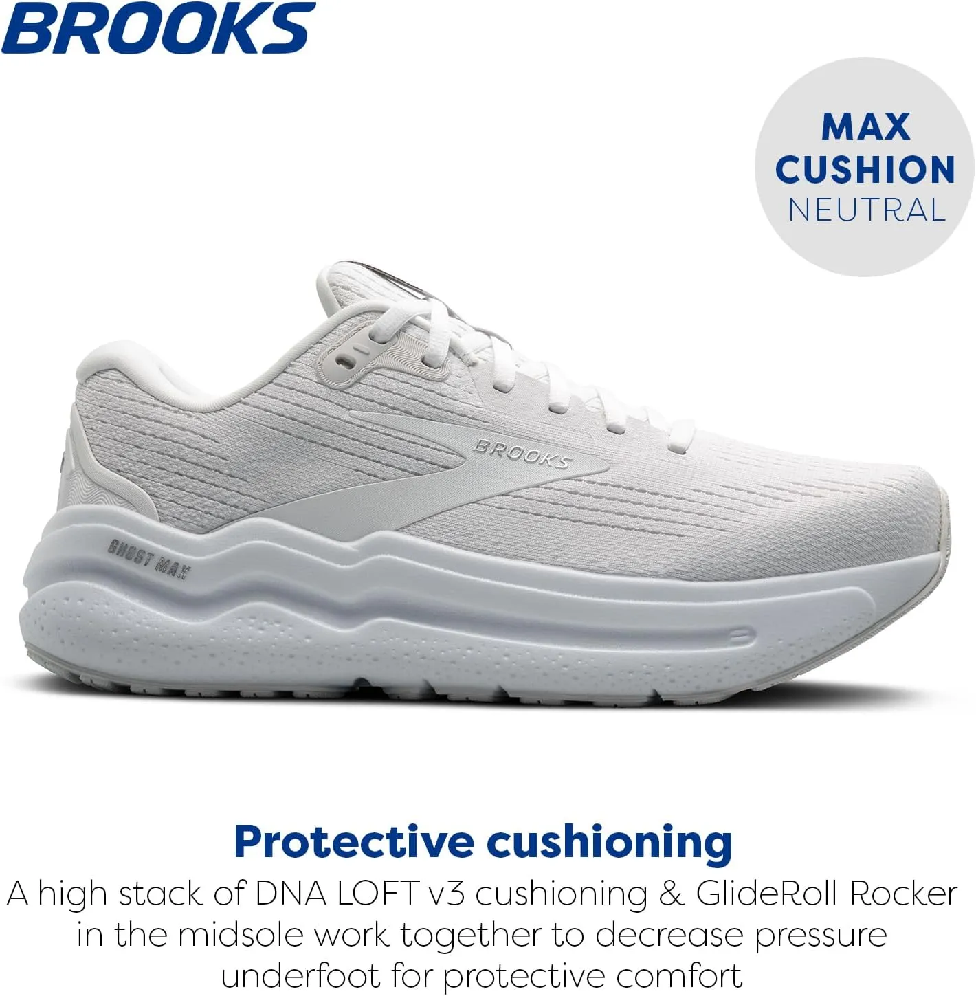 Brooks Womens Ghost Max 2 Neutral Running & Walking Shoe