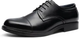 Bruno Marc Men's Dress Oxford Shoes Classic Lace Up Formal Cap Toe Shoes