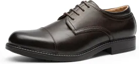 Bruno Marc Men's Dress Oxford Shoes Classic Lace Up Formal Cap Toe Shoes