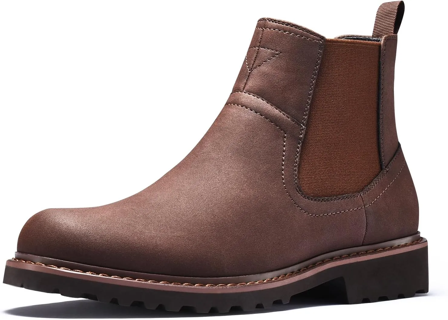 CGRRBW Men's Chelsea Boots Faux Leather Casual Boots for Men