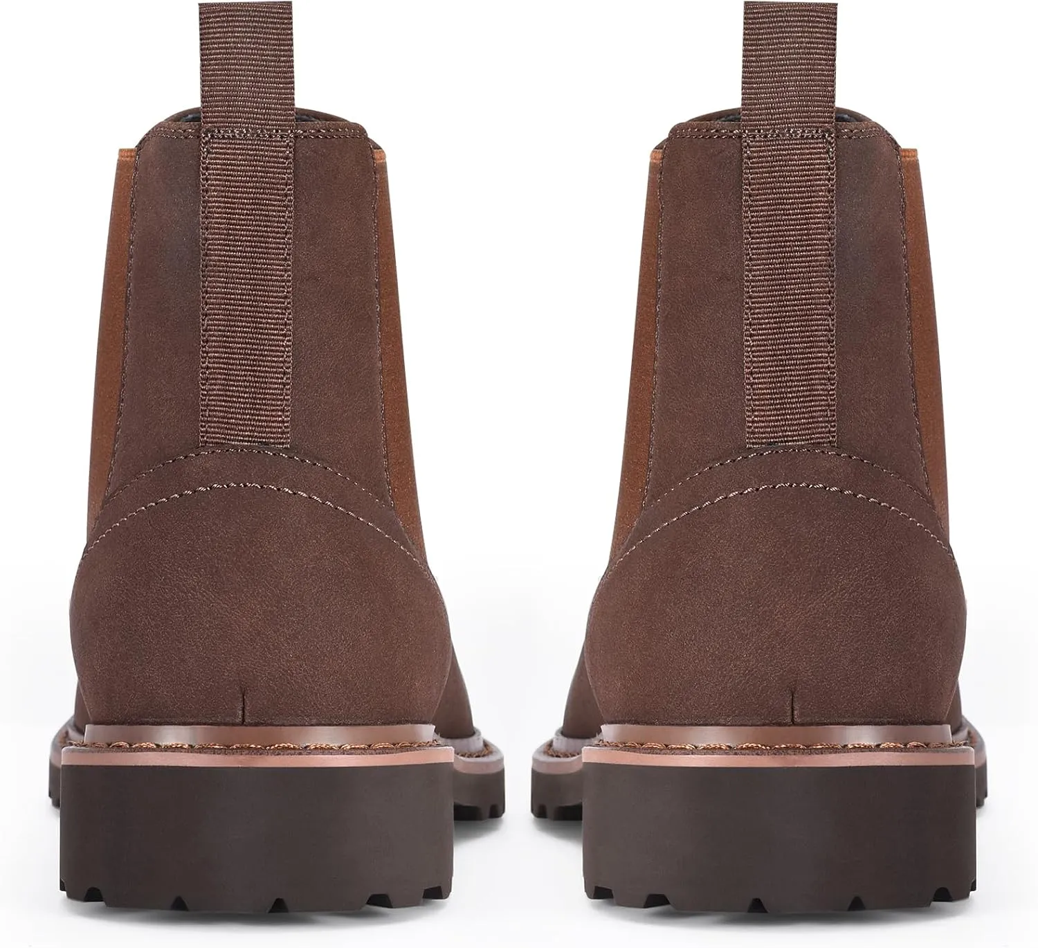 CGRRBW Men's Chelsea Boots Faux Leather Casual Boots for Men
