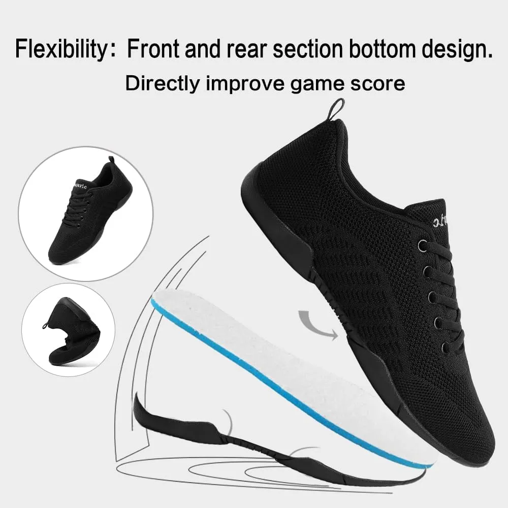 Cheer Shoes for Youth Girls White Cheerleading Athletic Dance Shoes Tennis Sneakers for Competition Sport Training