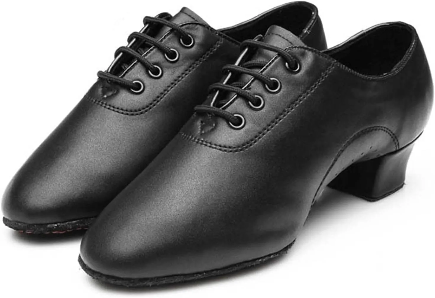 Child Tap Shoes Split Sole Unisex Dance Girls and Boys Ballroom Shoe Leather Jazz Shoes Toddler Lace Up Toddler Sneakers