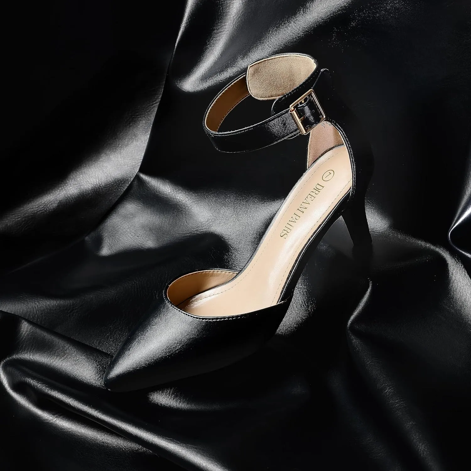 DREAM PAIRS Kitten Heel Low Heel for Women Closed Pointed Toe Pumps Wedding Party Sexy Dress Shoes Lowpointed