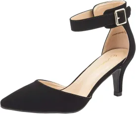 DREAM PAIRS Kitten Heel Low Heel for Women Closed Pointed Toe Pumps Wedding Party Sexy Dress Shoes Lowpointed