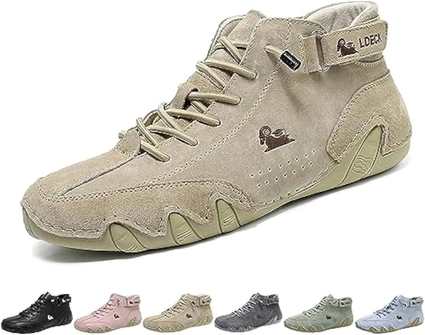 Explorer Waterproof Lightweight Unisex Outdoor Shoes for Hiking Camping & Driving Shoes High Top Chukka Boots Non-Slip Breathable Women&Men Italian Handmade Sports Shoe
