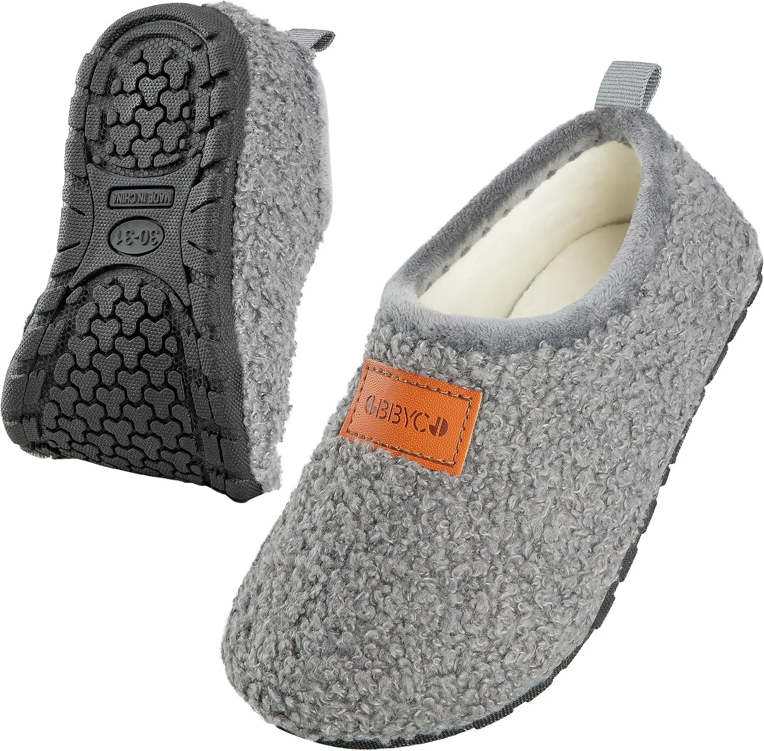 Kids House Slippers Toddler Home Shoes Cozy Lightweight Non-Slip Slippers Socks for Infant Little Boys Girls