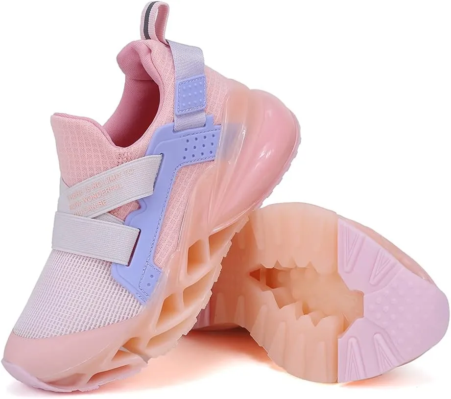 Kids Sneakers Boys Girls Running Tennis Walking Shoes Lightweight Breathable Sport Athletic