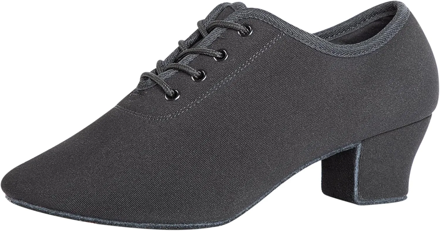 Linodes Women's Lace Up Practice Ballroom Shoes, Professional Latin Performance Dance Shoes