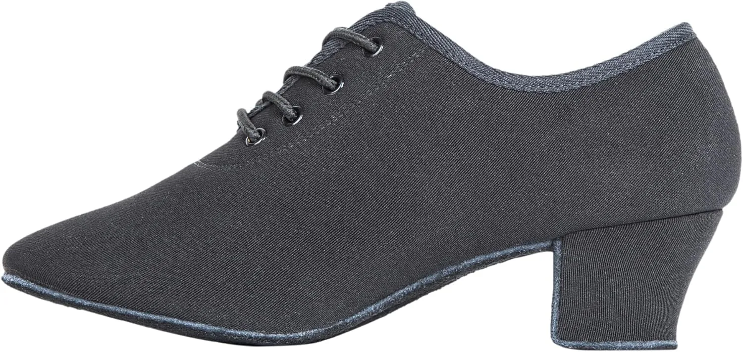 Linodes Women's Lace Up Practice Ballroom Shoes, Professional Latin Performance Dance Shoes