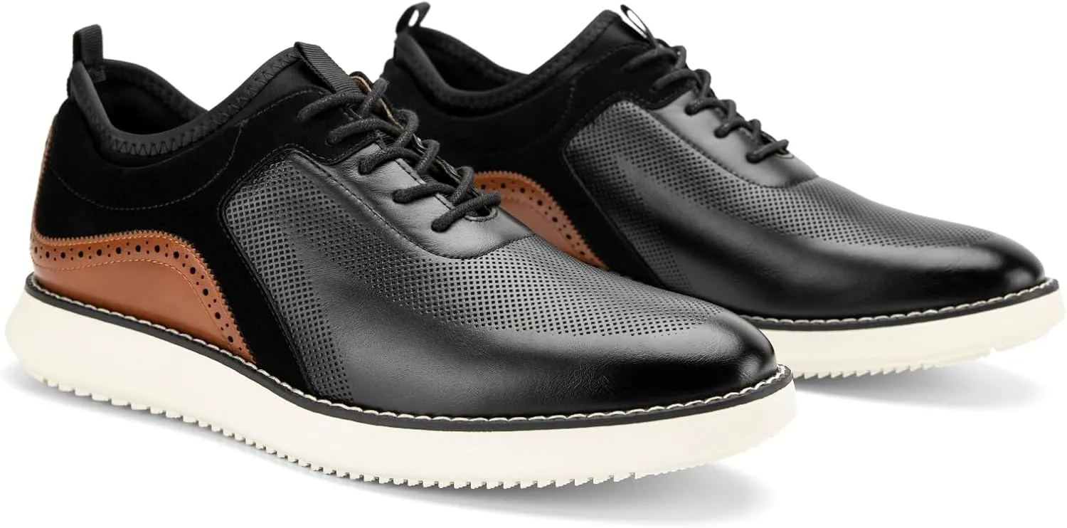 Meijiana Men's Oxford Shoes Dress Shoes Men's Lightweight lace-up Fashion Shoes