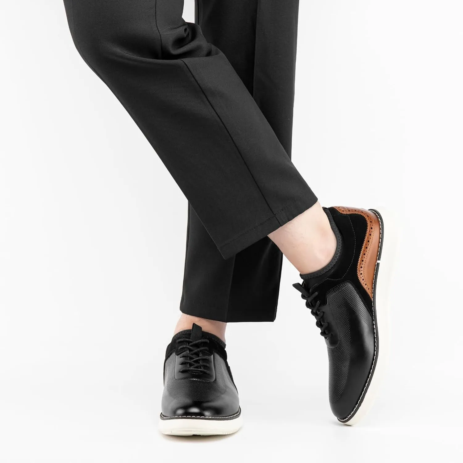Meijiana Men's Oxford Shoes Dress Shoes Men's Lightweight lace-up Fashion Shoes