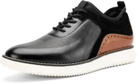 Meijiana Men's Oxford Shoes Dress Shoes Men's Lightweight lace-up Fashion Shoes