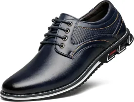 Men's Dress Shoes Comfort Soft Men Oxford Superior Flexural Leather Fashion Dress Sneakers Business Casual Derby Shoe
