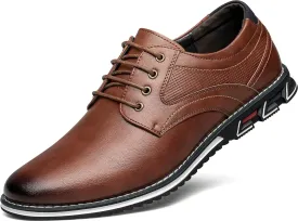 Men's Dress Shoes Comfort Soft Men Oxford Superior Flexural Leather Fashion Dress Sneakers Business Casual Derby Shoe