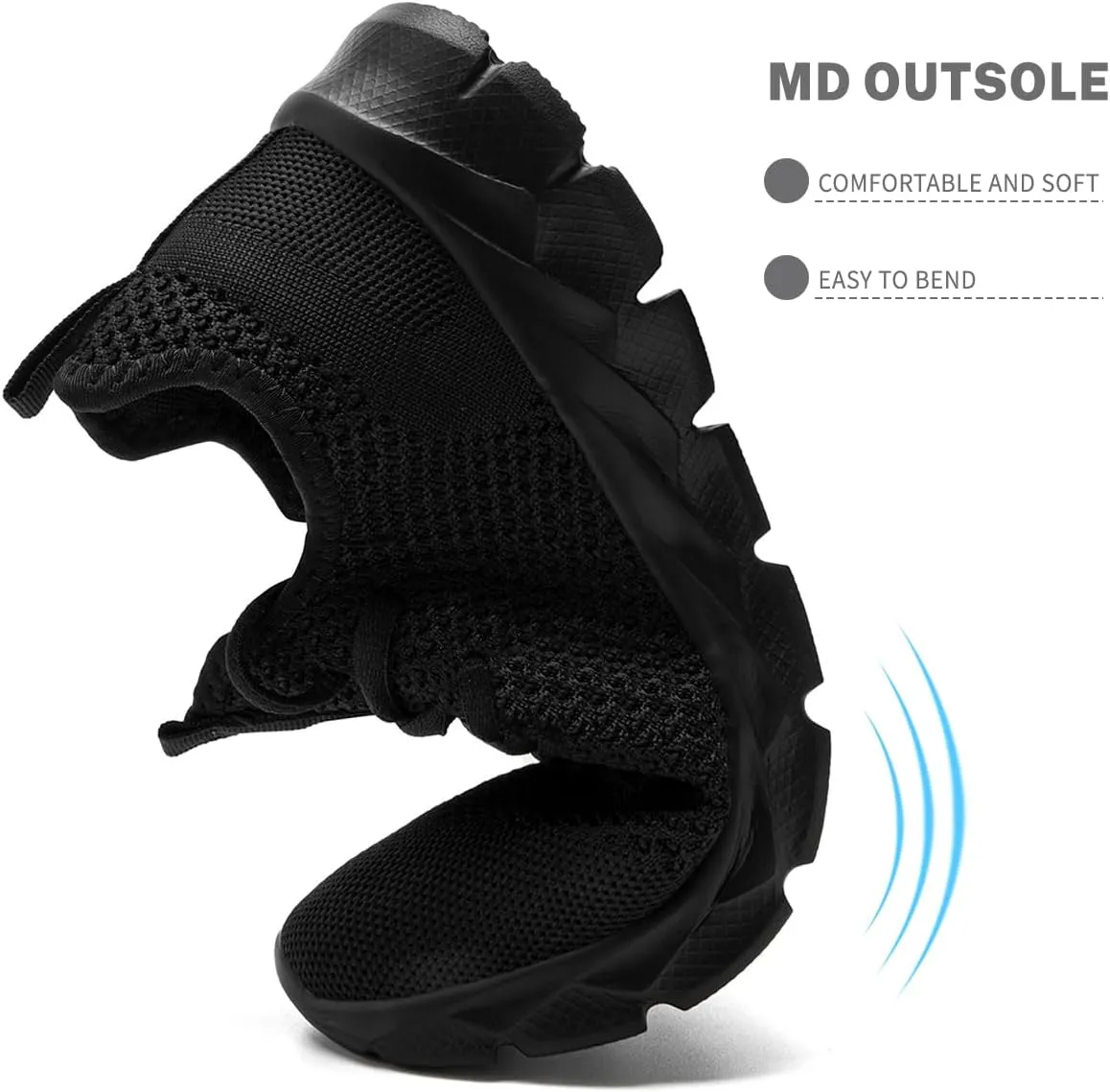 Men's Running Shoes Slip On Walking Comfortable Tennis Breathable Non Slip Athletic Gym Workout Cross Training Fashion Sneakers