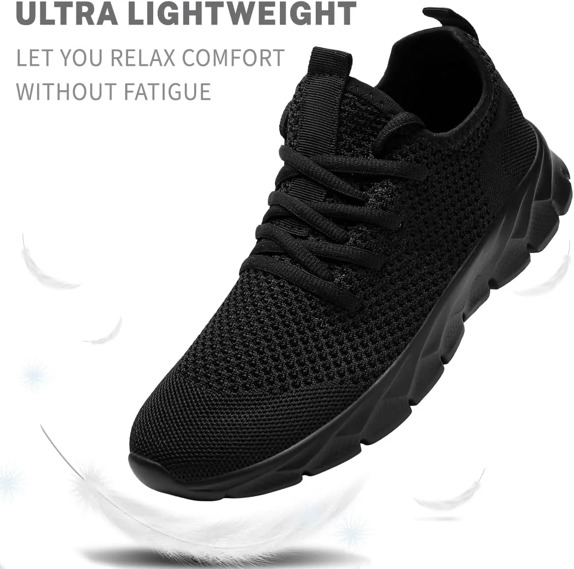 Men's Running Shoes Slip On Walking Comfortable Tennis Breathable Non Slip Athletic Gym Workout Cross Training Fashion Sneakers