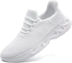 Mens Running Tennis Casual Walking Shoes Anti Slip Comfortable Lightweight Breathable Fashion Sneakers Non Slip Workout Gym Shoes for Running