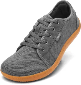 Men's Wide Slip on Barefoot Walking Shoes | Zero Drop Sole | Minimalist Footwear | Wide Toe Box (B-Blue/White,16.5)
