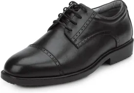 SR Max Augusta, Men's, Black, Dress Style Soft Toe Slip Resistant Work Shoe