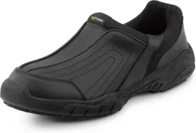 SR Max Charlotte, Women's, Black, Athletic Slip On Style Slip Resistant Soft Toe Work Shoe