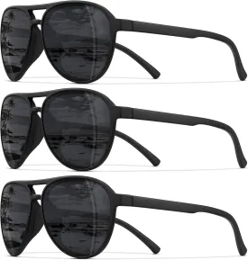 STORYCOAST Polarized Aviator Sunglasses for Men Women Classic Retro Aviators Sports Driving Running Sun Glasses