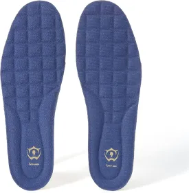 Thick Memory Foam Shoes Insert with Arch Support - Premium Cushioning Orthopedic Shoe Insoles for Heel Pain & Plantar Fasciitis, Running, Hiking, Working Men & Women (Blue Size 11.5)