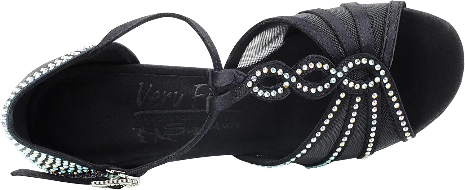 Very Fine Women's Delphine Ballroom Gala Latin Salsa Tango Waltz Dance Shoe