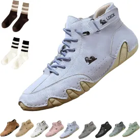 Vogany Shoes Women, Vogany Shoes Orthopedic Sneakers, Lightweight Unisex Outdoor for Hiking Camping & Driving All Season High Top Boots Arch Support
