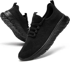 Women Running Shoes Tennis Walking Sneakers Lightweight Slip On Workout Gym Shoes