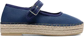 Women's Mary Jane Woven Espadrilles Ballet Flats for Women Outsole Canvas Summer Ballerina Flats.
